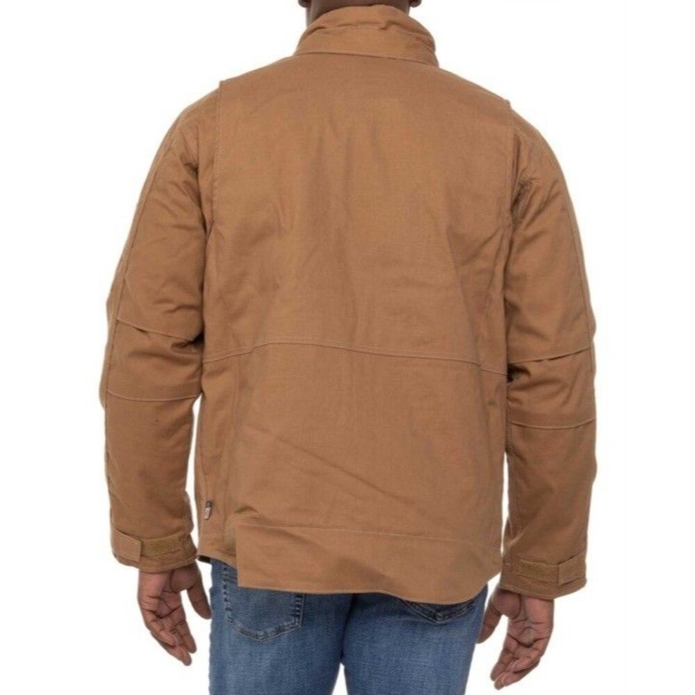 Carhartt 102182 Flame Resistant Full Swing Quick Duck Coat 3XL Reg CAT 3 Brown - Picture 2 of 13
